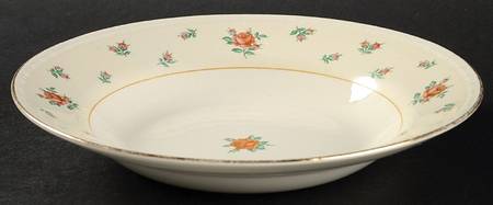 Rambler Rose Rim Soup Bowl
