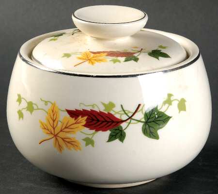 Autumn (Rhythm Shape) Sugar Bowl & Lid