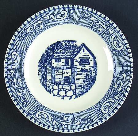 Shakespeare Country Blue (Scrolls) Bread & Butter Plate