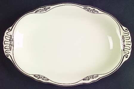 Silver Rose Patrician Silver Scroll Relish/Gravy Underplate