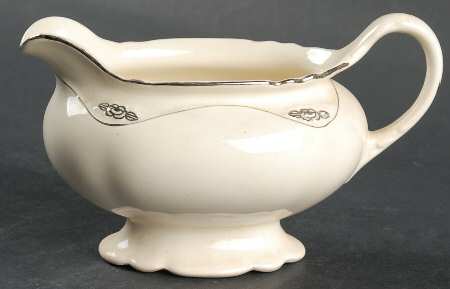 Silver Rose Patrician Silver Scroll Creamer