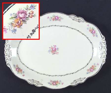 VR194 14" Oval Serving Platter