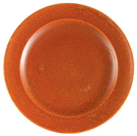 Wells Art Glaze Rust Salad Plate by Homer Laughlin 