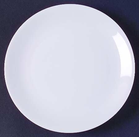 White Salad Plate by Holiday