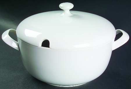 White Tureen &  Lid