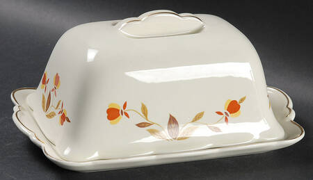 Autumn Leaf Ruffled Grip 1 Pound Covered Butter