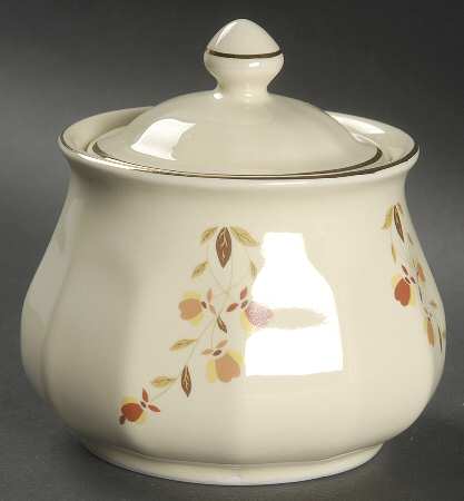 Autumn Leaf Bellevue Sugar Bowl & Lid