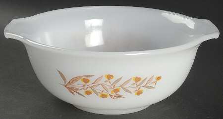 Autumn Leaf 1 1/2 Quart Glassware Mixing Bowl