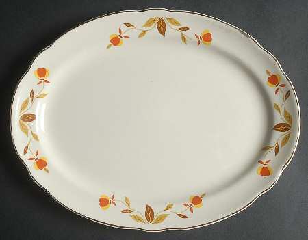 Autumn Leaf 11" Oval Serving Platter