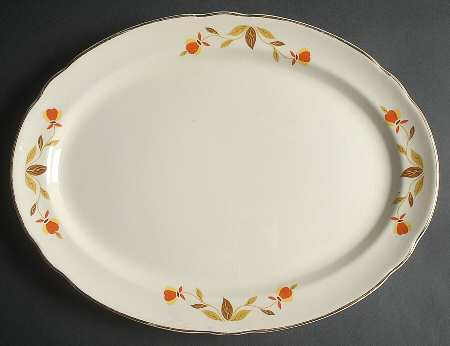 Autumn Leaf 13" Oval Serving Platter