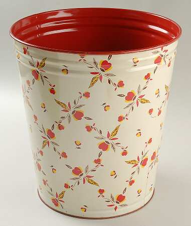 Autumn Leaf Metal Waste Basket