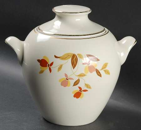 Autumn Leaf Zeisel Style Cookie Jar & Lid