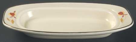 Autumn Leaf Ruffled Grip 1/4 Pound Butter No Lid
