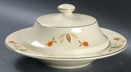 Autumn Leaf 60th Anniversary Ltd Edition Round Covered Butter