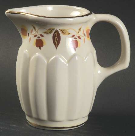 Autumn Leaf Fluted Creamer