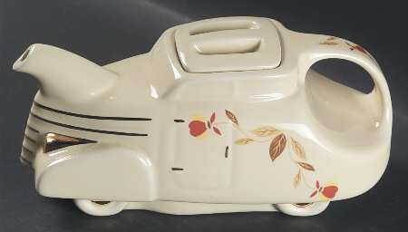 Autumn Leaf Automobile Teapot & Lid