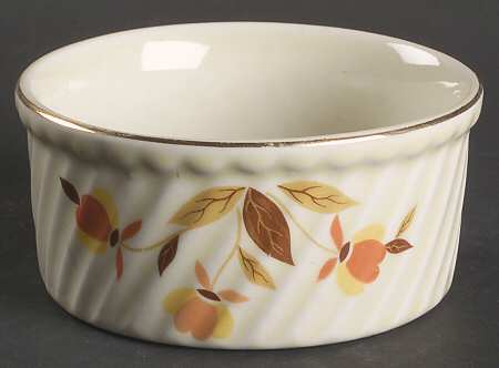 Autumn Leaf 4" Round 10 Oz French Baker (Ramekin)