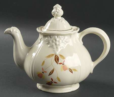 Autumn Leaf 5 Cup Thorley Grape Teapot & Lid