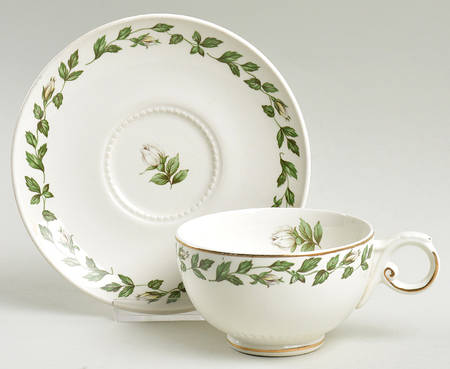 Cameo Rose Footed Cup
