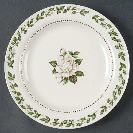 Cameo Rose Dessert/Pie Plate