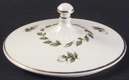 Cameo Rose Lid for Sugar Bowl