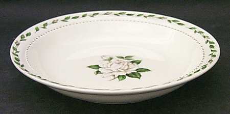 Cameo Rose Rim Soup Bowl