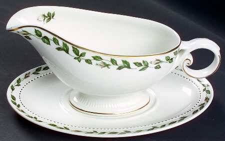 Cameo Rose Gravy Boat & Underplate