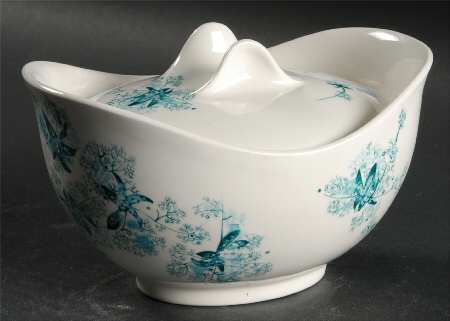 Frost Flowers Individual Casserole & Lid