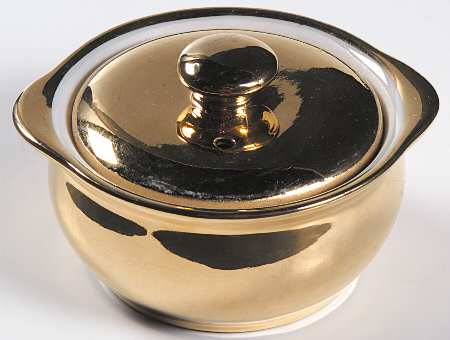Golden Glo Individual Casserole & Lid