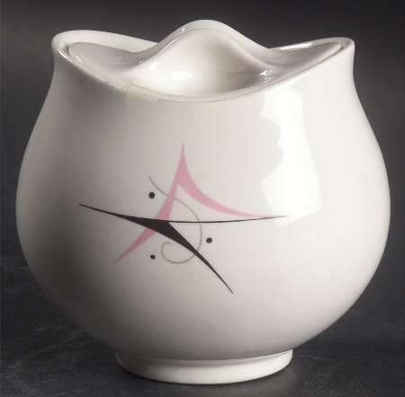Harlequin Sugar Bowl & Lid