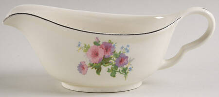 Pastel Morning Glory Gravy Boat