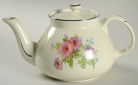 Pastel Morning Glory 1-4 Cup Mini New York Teapot & Lid
