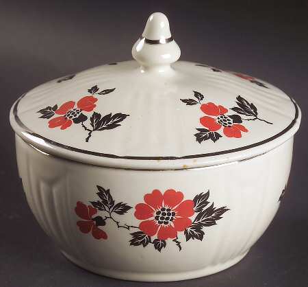 Red Poppy (Platinum Ring) Radiance Drip Jar & Lid