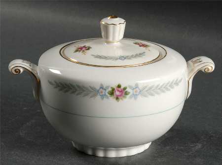 Peacock Sugar Bowl & Lid