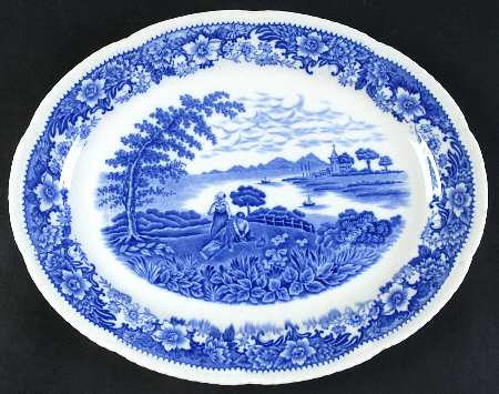 Silverdale 11" Oval Serving Platter