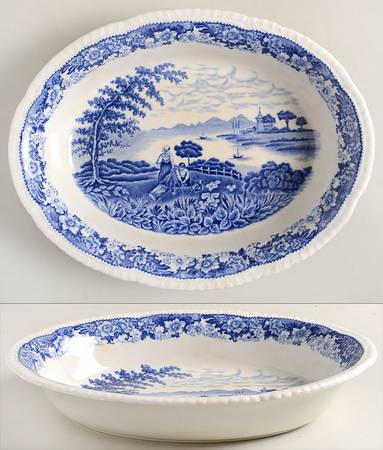 Silverdale 10" Oval Vegetable Bowl