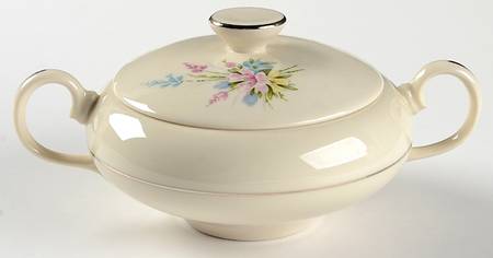Bouquet Sugar Bowl & Lid