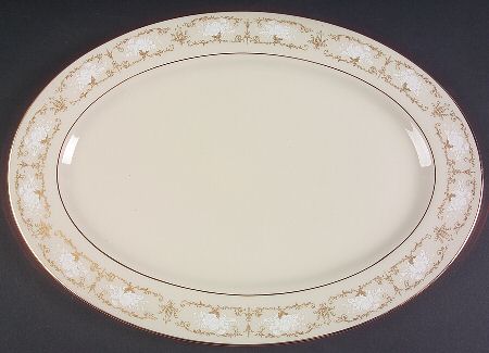 Brentwood Castles 15" Oval Serving Platter