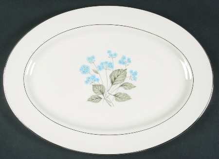 Breath of Spring 15" Oval Serving Platter