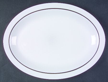 Cornrose 11" Oval Serving Platter