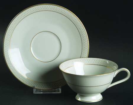 Footed Cup & Saucer Set