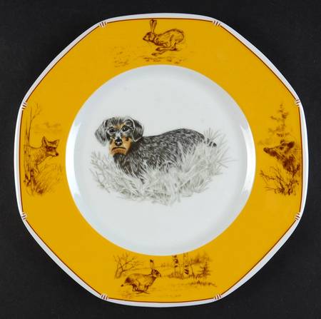 Chasse Yellow Salad/Dessert Plate