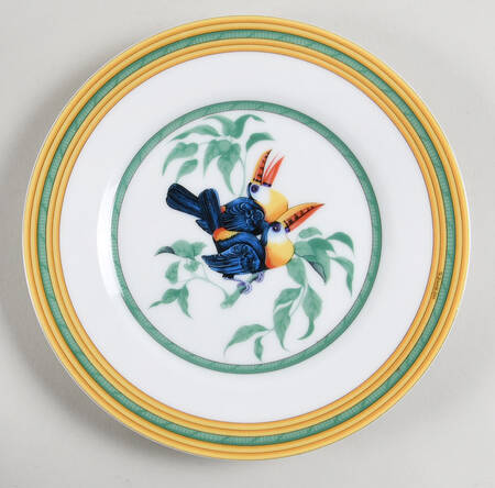 Toucans (Birds) Salad Plate