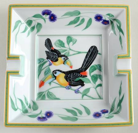 Toucans (Birds) 6" Square Ashtray