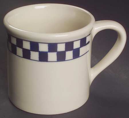 Blue Checks Mug