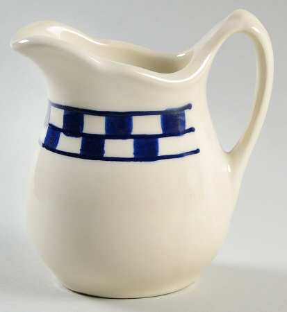 Blue Checks Creamer