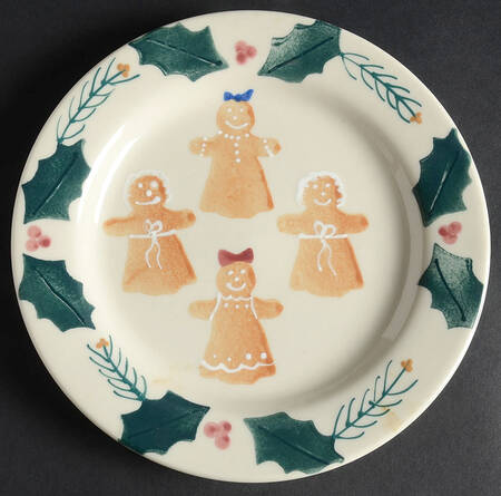 Gingerbread Salad Plate