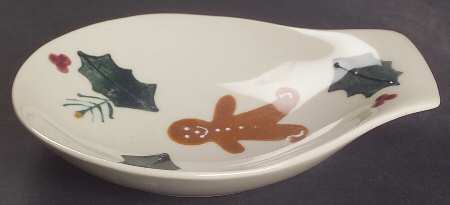 Gingerbread Spoon Rest/Holder (Holds 1 Spoon)
