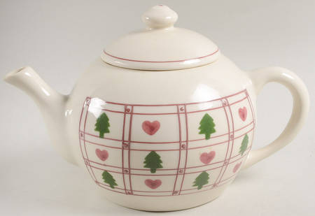 Hearts & Trees Teapot & Lid