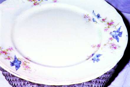Blue Bird Dinner Plate